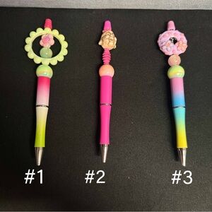 Handmade beaded pens